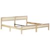 vidaXL Bedframe massief mangohout 200 cm