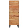 vidaXL Hoge kast met 3 deuren 40x33x110 cm massief acaciahout en ijzer