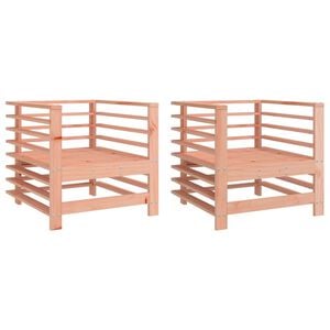 vidaXL Tuinstoelen 2 st massief douglashout