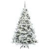 vidaXL Kunstkerstboom met 300 LED met standaard Wit 180 cm PE en PVC