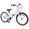 vidaXL Kinderfiets 18 Inch voor 5-7 jaar Wit