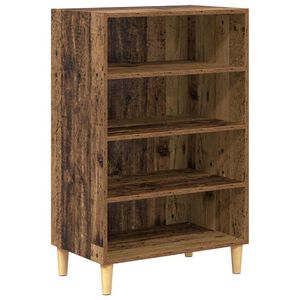 vidaXL Dressoir Oudhout 57 x 35 x 89.5 cm Bewerkt hout