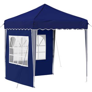 vidaXL Pop-up partytent 195 x 195 x 245 cm Blauw Oxford Stof