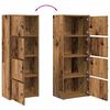 vidaXL Boekenkast 40x24x102 cm bewerkt hout oud houtkleurig