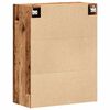 vidaXL Wandkast 69,5x34x90 cm oud houtkleurig