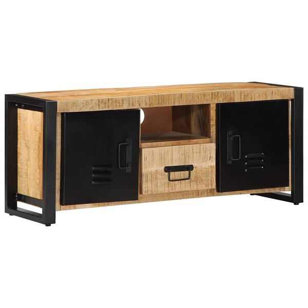 vidaXL Tv-meubel 100x30x40 cm massief ruw mangohout