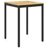 vidaXL Tuinbar Tafel Wit en zwart 80 x 80,5 x 105 cm