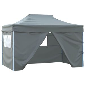 vidaXL Partytent Antraciet 291 x 431 x 315 cm Oxford Stof