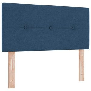 vidaXL in hoogte verstelbaar hoofdbord met hoofdeinde Blauw 80 cm Stof