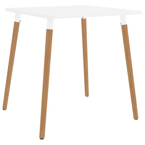 vidaXL 3-delige Eethoek zwart en geel