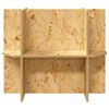 vidaXL Terrariumbasis met plank Bruin 60 x 30 x 50 cm OSB