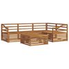vidaXL Buiten bankenset 5 pcs Naturel Massief Acaciahout