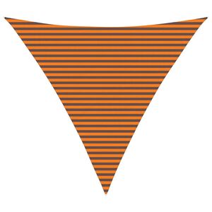 vidaXL Zonneschaduwzeil Oranje en Bruin 6 x 6 x 6 m