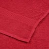 vidaXL Handdoeken 10 st FROGN 50x100 cm 100% katoen rood