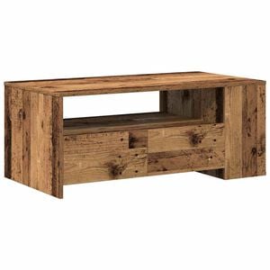 vidaXL Salontafel Oud Hout 102 x 55 x 43,5 cm Bewerkt hout