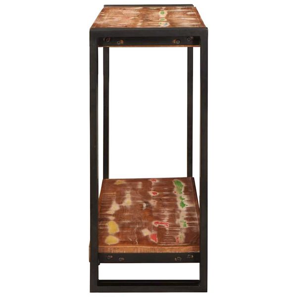 vidaXL Wandtafel Multikleur 90 x 33 x 75 cm Massief Gerecycled Hout