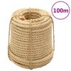 vidaXL Touw 5 st14 mm 100 m sisal