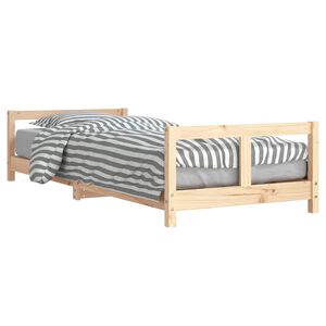 vidaXL Kinderbedframe 80x200 cm massief grenenhout