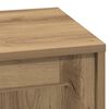 vidaXL Nachtkastje 2 pcs Artisan Eiken 44 x 34,5 x 45 cm Bewerkt hout