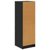 vidaXL Highboard Zwart Eiken 35 x 37 x 109 cm Bewerkt hout