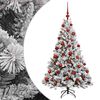 vidaXL Kunstkerstboom met Ballen 120 cm 150 LED's Warmwit