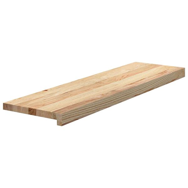 vidaXL Traptreden 12 st 90x30x2 cm onbehandeld massief eikenhout
