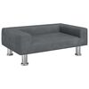 vidaXL Hondenmand 70x45x26,5 cm fluweel donkergrijs
