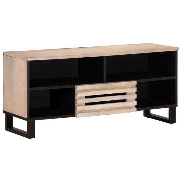 vidaXL Tv-meubel 100x34x46 cm massief mangohout