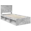 vidaXL Bedframe Concerte Grijs 90 x 190 cm Massief grenenhout