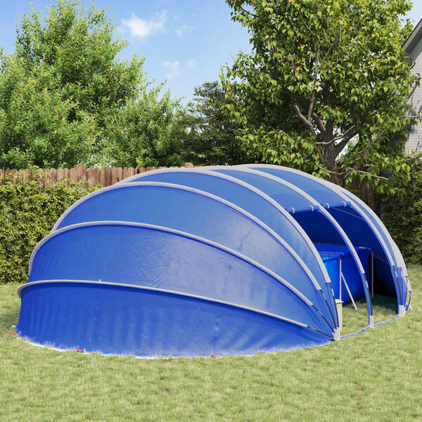 vidaXL Zwembad Tent Koepel Groen 640 x 432 x 205 cm