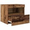 vidaXL Nachtkastje met lade 2 pcs Oudhout 50 x 40 x 45 cm Bewerkt hout