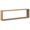 vidaXL Wandschappen kubus 2st 100x15x30cm bewerkt hout artisanaaleiken