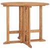 vidaXL Tuintafel inklapbaar &Oslash; 90x75 cm massief teakhout