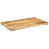 vidaXL Tafelblad rechthoekig 60x20x2,5 cm massief ruw mangohout