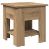 vidaXL Salontafel 40x40x42 cm bewerkt hout artisanaal eikenkleur