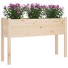 vidaXL Plantenbak 110x31x70 cm massief grenenhout
