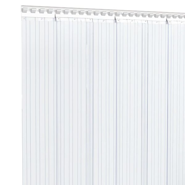 vidaXL Deurgordijn 200x1,6 mm 50 m PVC transparant