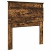 vidaXL Hoofdbord met hoofdeinde Gerookt eiken 75 cm Bewerkt hout