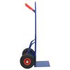 vidaXL Handtrolley Blauw en Rood 49,5 x 53 x 114 cm Staal