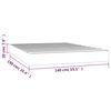 vidaXL Pocketveringmatras 140x190x20 cm stof groen
