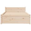 vidaXL Bedframe massief hout 100x200 cm
