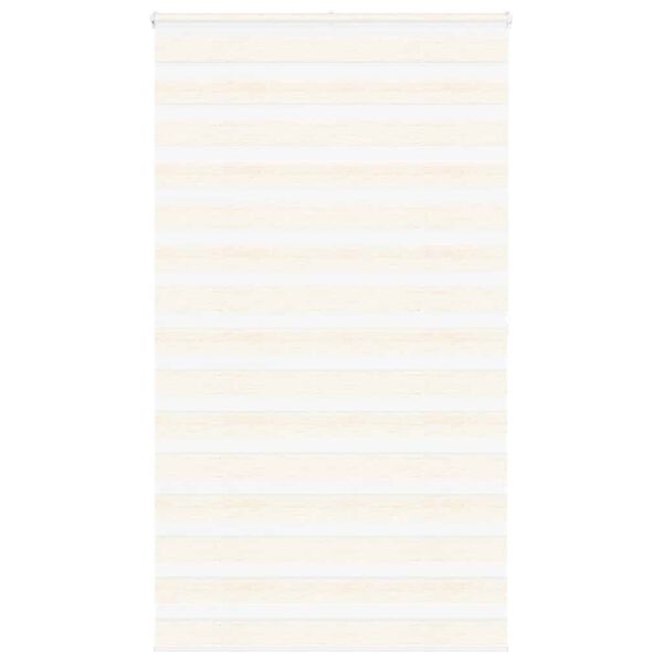 vidaXL Zebra rolgordijn 120x200 cm stofbreedte 115,9 cm marmerbeige