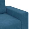 vidaXL Loveseat Sofa Blauw 180x77x82 cm Fluweel