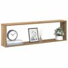 vidaXL Wandschappen kubus 2st 100x15x30cm bewerkt hout artisanaaleiken