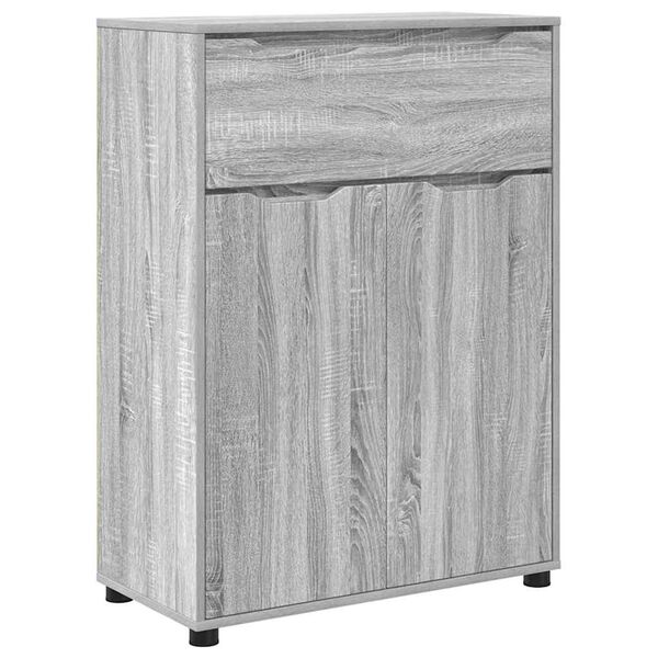 vidaXL Badkamer Kast Grijs Sonoma 72,5 x 36,5 x 100 cm Bewerkt hout