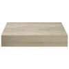 vidaXL Wandschappen zwevend 4 st 23x23,5x3,8 cm MDF eikenkleurig