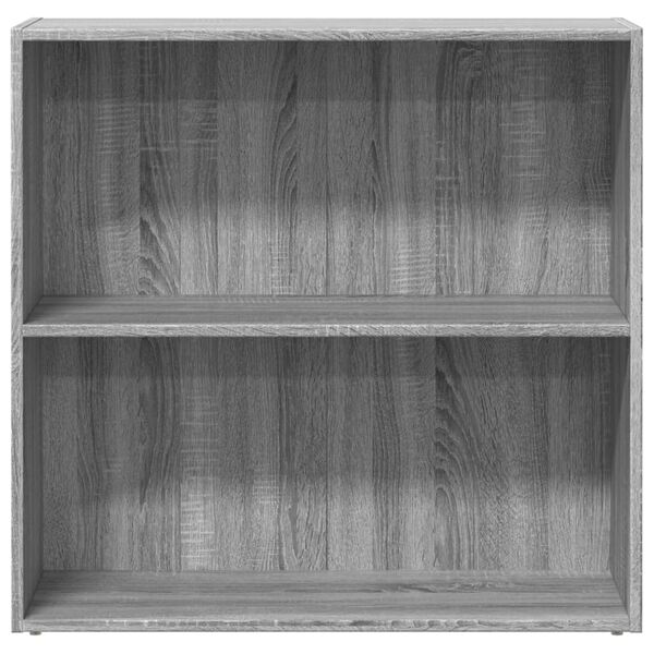 vidaXL Boekenkast 80x30x77 cm bewerkt hout grijs sonoma eikenkleurig