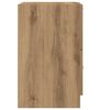 vidaXL Badkamer Kast Artisan Eiken 40 x 37 x 59 cm Bewerkt hout