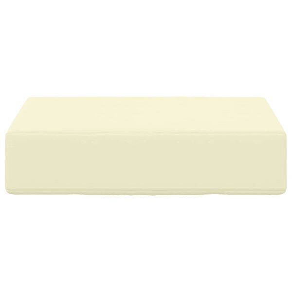 vidaXL Buiten Zitkussen Cr&egrave;me 40 x 40 x 8 cm 100% Polyester