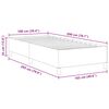vidaXL Boxspringbed Blauw 100 x 200 cm Katoen Stof